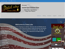 Tablet Screenshot of datalube.net